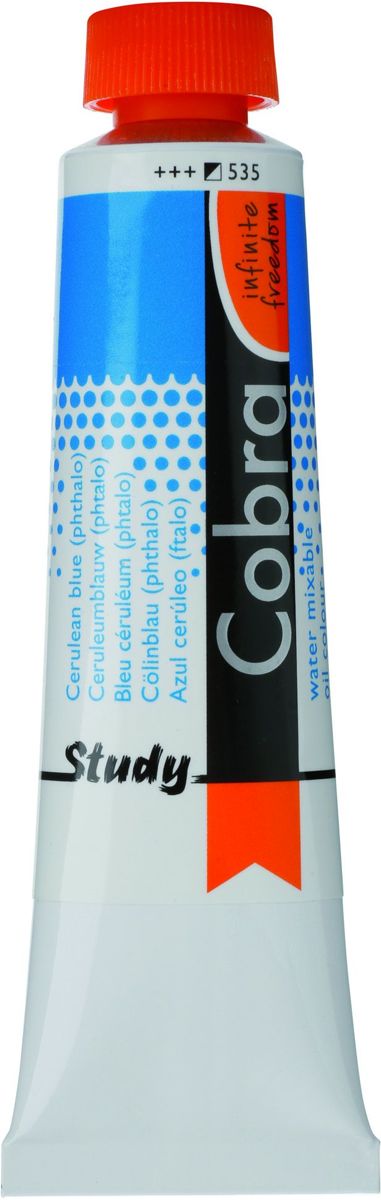 Cobra Study Olieverf 40ml | Cerulean Blue (phthalo) (535)